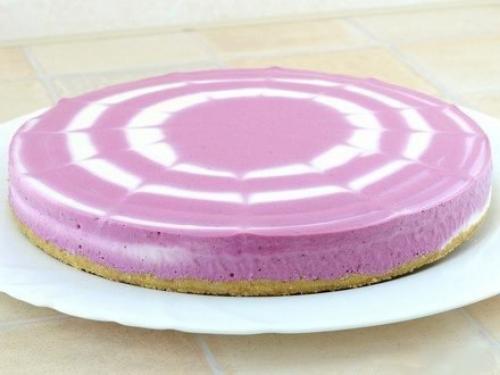 Двухцветный творожный торт (без выпечки). 09