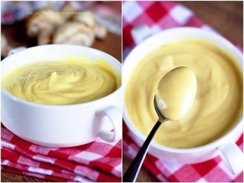 Домашний майонез.  Ингредиенты: