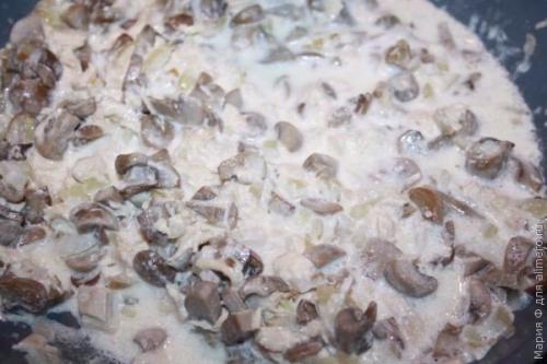 Пирог Жульен.  Ингредиенты: 06