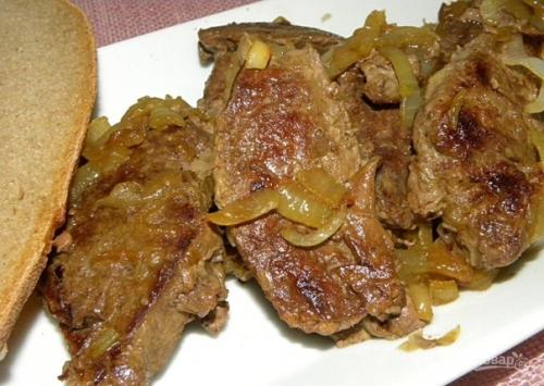 Самая вкусная печень.