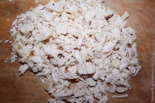 Пирог Жульен.  Ингредиенты: 04