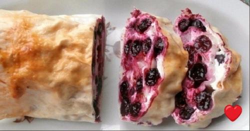 Твopoжнo - ягoдный pулeт в лaвaшe Находка!