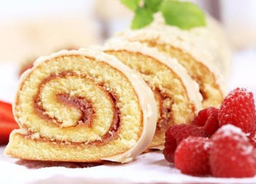 Топ - 10 быстрых бисквитных рулетиков к чаю? 06