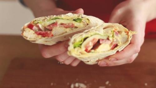 Домашняя шаурма.  Ингредиенты: