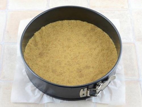 Двухцветный творожный торт (без выпечки). 02