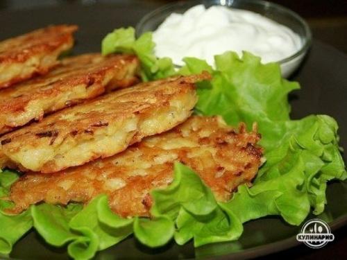Драники с сыром.