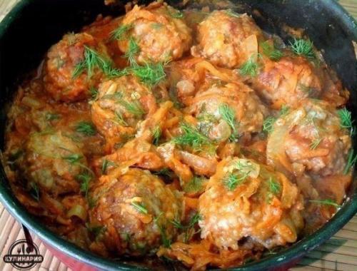 Рецепт вкусных тефтелей.