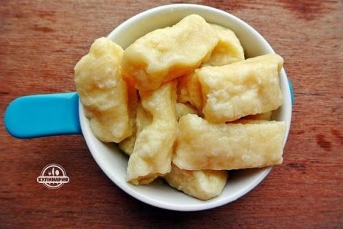 Пошаговый рецепт ленивых вареников из творога. 06