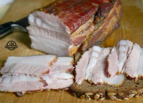 Сало горячего посола - домашний деликатес.