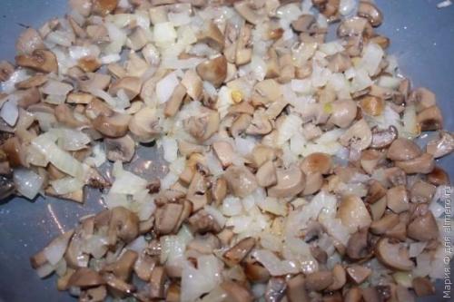 Пирог Жульен.  Ингредиенты: 05