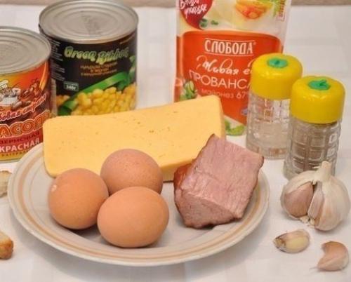 Салат с чесночными сухариками? 01