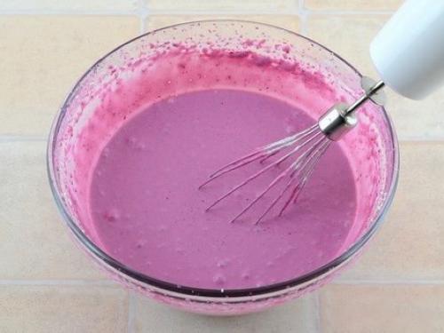 Двухцветный творожный торт (без выпечки). 05