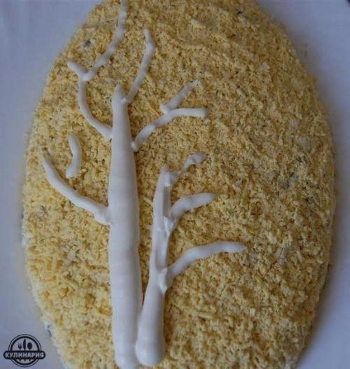 Салат Березка.  Ингредиенты: 05