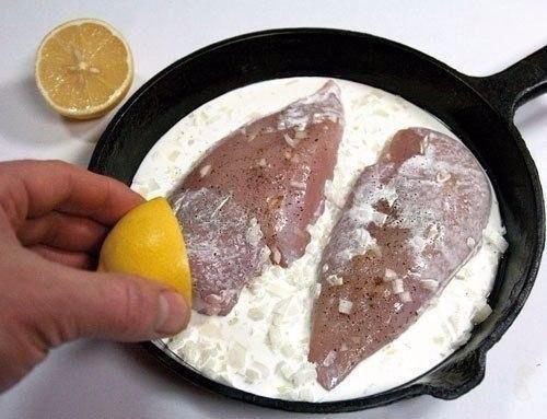 Куриные грудки, запеченные в сливках под сыром. 03