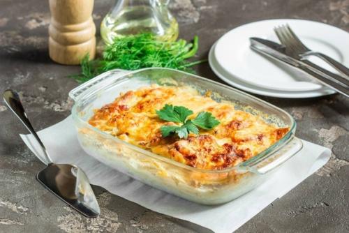 Быстрая и очень вкусная запеканка.