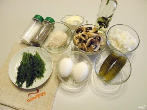 Салат новогодний Ёлочка. 01