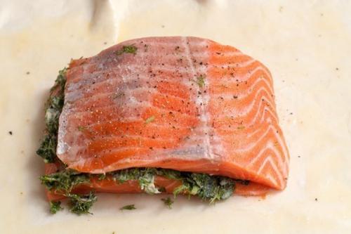 Лосось, запеченный в тесте. 05