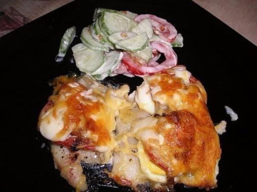 Очень вкусная рыба по-гречески.