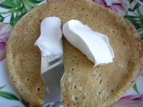 Блинный торт.  А сегодня - блинный торт. 03