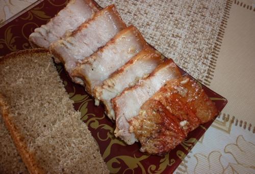 Очень вкусное сало в мультиварке.