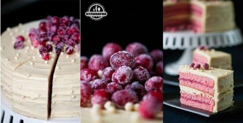 Клюквенный торт.  Ингредиенты.