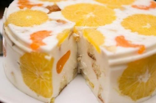 Желейный торт Фруктовый Новый ГОД. 04