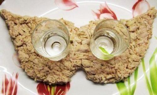 Салат Новогодняя Маска. 01 Салат Новогодняя Маска. 01