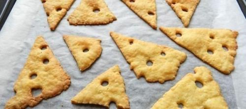 Легкие сырные крекеры. 06