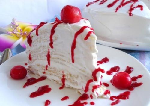 Блинный торт.  А сегодня - блинный торт. 05