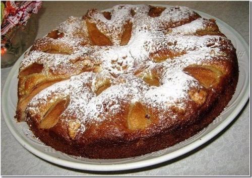 Вкуснейший грушевый пирог к вечернему чаю. 03 Вкуснейший грушевый пирог к вечернему чаю. 03
