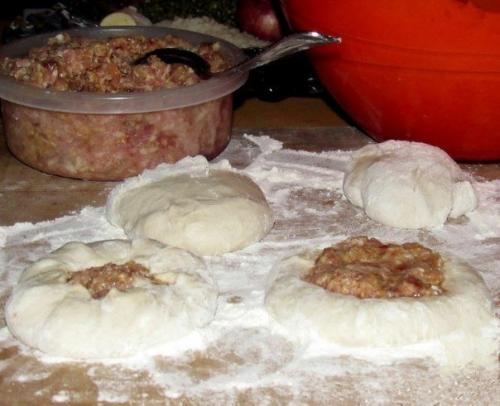 Домашние беляши.  Продукты. 03