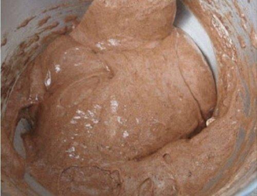 Шоколадный бисквит.  Ингредиенты: 03