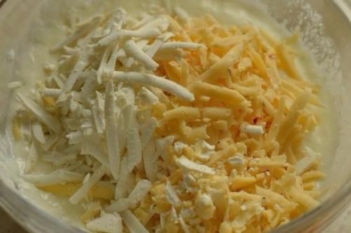 Сырные лепешки с разными начинками. 01