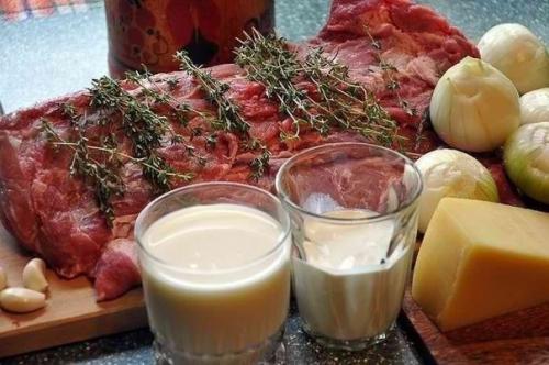 Мясо по-французски.  Вам потребуется: 01