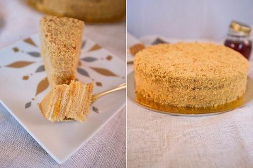 Торт Медовик.   Здесь 8 коржей!