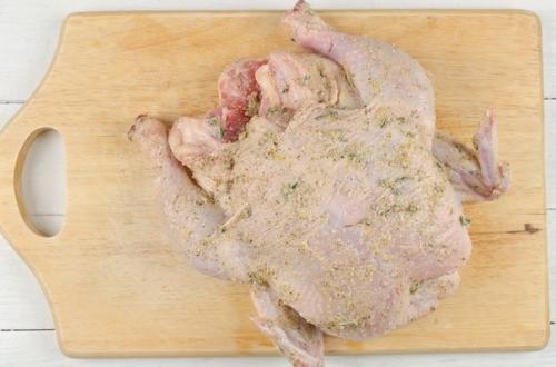 Курица с яблоками в сливочном соусе. 02