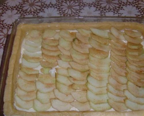 Королевский пирог (с яблоками и творогом. 06