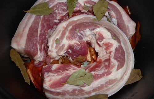 Очень вкусное сало в мультиварке. 02