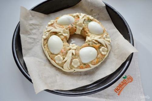 Пирог Рождественское Кольцо. 09