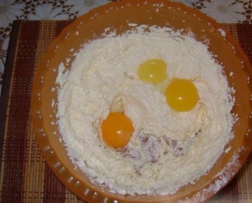 Королевский пирог (с яблоками и творогом. 02