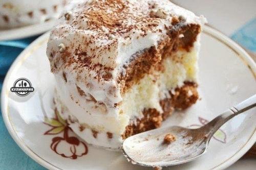 Пирожные Баунти.  Ингредиенты: