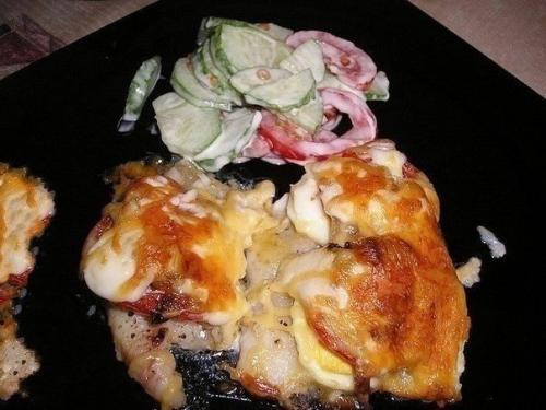 Рыбка по-гречески?  Белковый ужин? 05