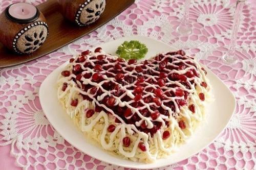 Салат Признание.  Ингредиенты: