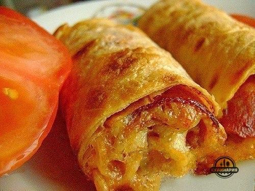 Закусочный лаваш.  Ингредиенты: 04