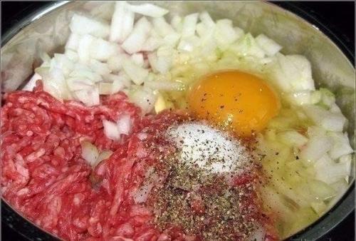 Треугольные котлетки. Ингредиенты: 04 Треугольные котлетки. Ингредиенты: 04