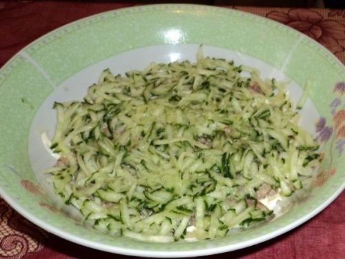 Салат Мимоза.  Ингредиенты: 03