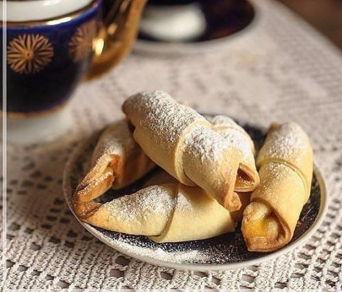 Рогалики с вареньем по бабушкиному рецепту. 04