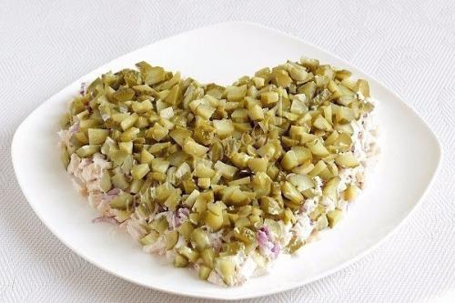 Салат Признание.  Ингредиенты: 02