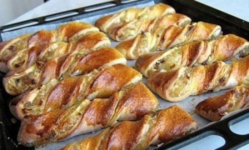 Вкусные спиральные булочки с яблоками. 06 Вкусные спиральные булочки с яблоками. 06