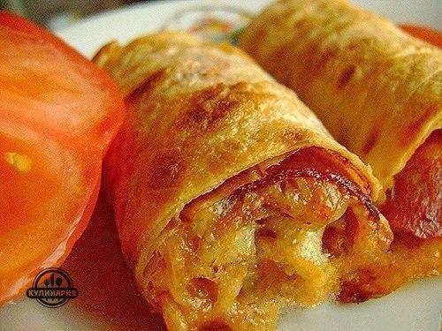 Закусочный лаваш.  Ингредиенты: